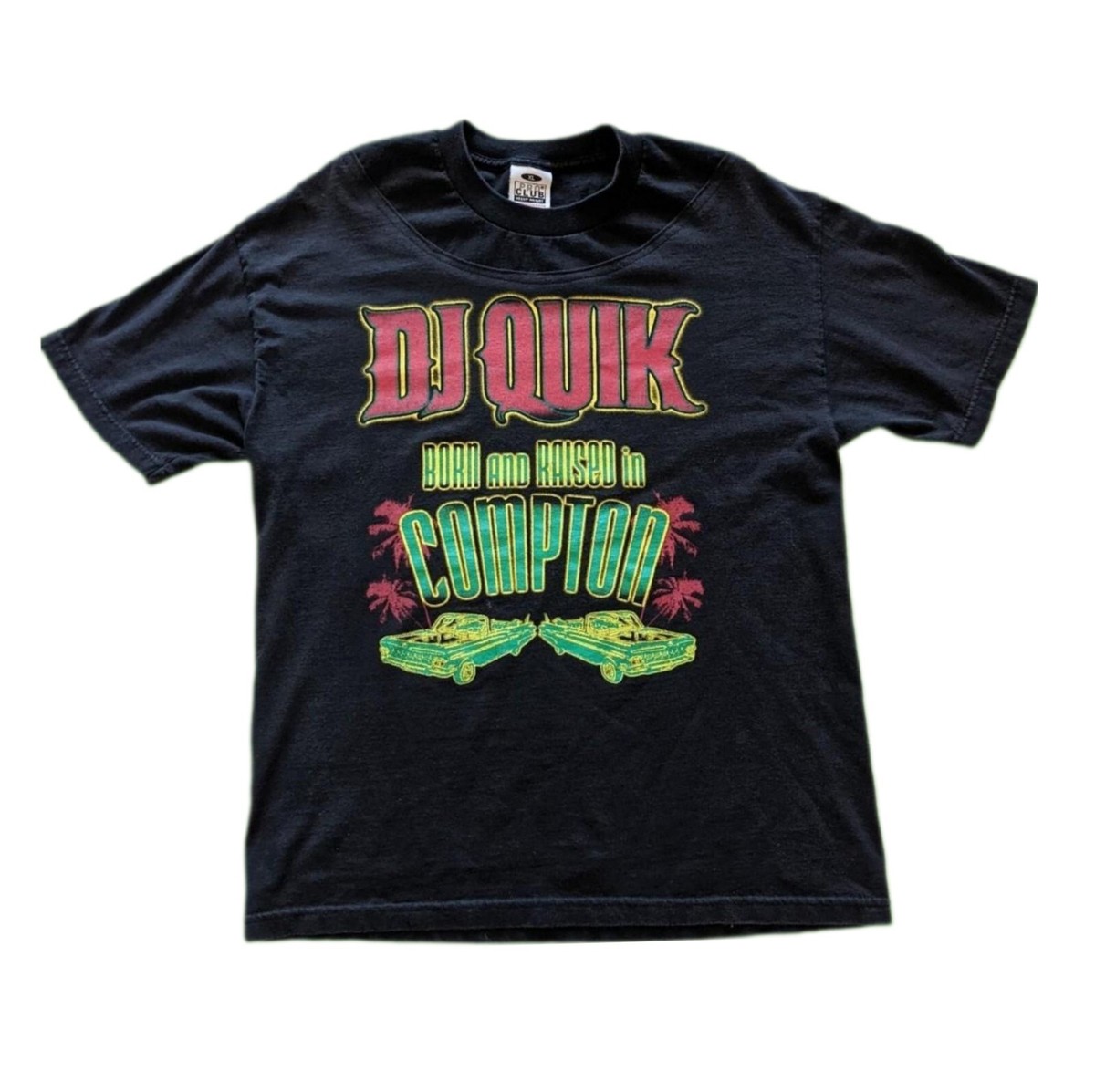 Vintage 90s DJ Quik Rap Tee Upcycled Restored Born And Vintage 90s DJ Quik Rap Tee Upcycled Restored Born And