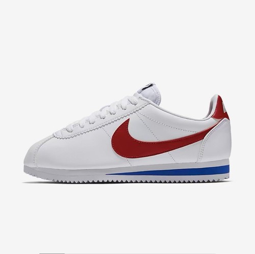 Nike - Women's Classic Cortez Basic Leather OG (White/Varsity Red) - Size 7.5