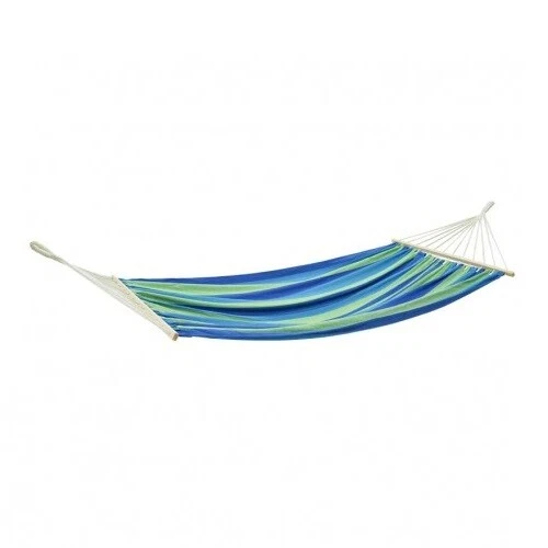 AMACA CLASSICA COTONE 80X200 DA GIARDINO CAMPEGGIO SOSTEGNO ASSE LEGNO E TESSUTO - Foto 2 di 5