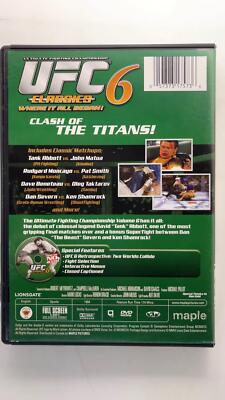UFC Classics 6 (DVD, 2007, Canadian) 57373175736 | eBay