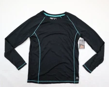 RBX Women's Large (L) X-DRI Black Athletic Performance Thin Long Sleeve Shirt