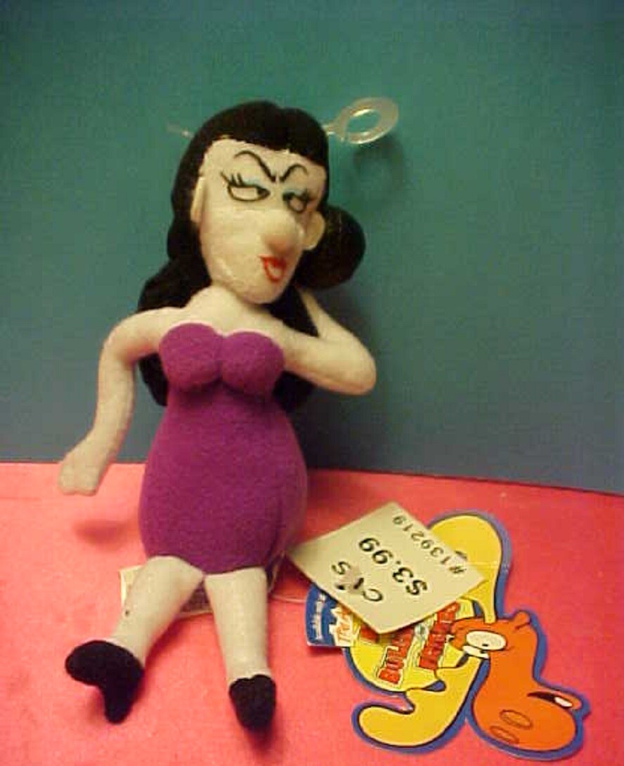 Rocky Bullwinkle Friends Natasha Plush CVS Keychain Stuffins