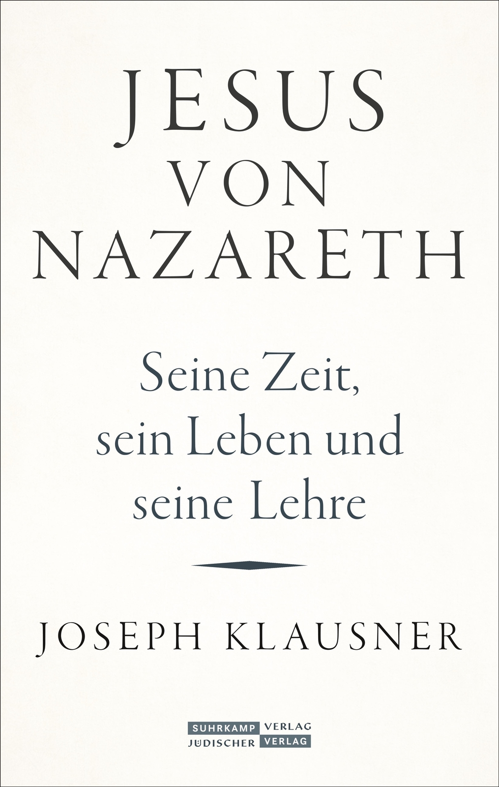 Thumbnail - Jesus Von Nazareth Joseph Klausner
