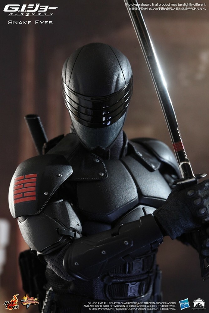 Hot Toys 1/6 MMS192 G.I. JOE SNAKE EYES RETALIATION Action Figure