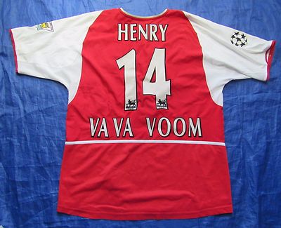 Thierry Henry ARSENAL LONDON GUNNERS Home Shirt jersey NIKE
