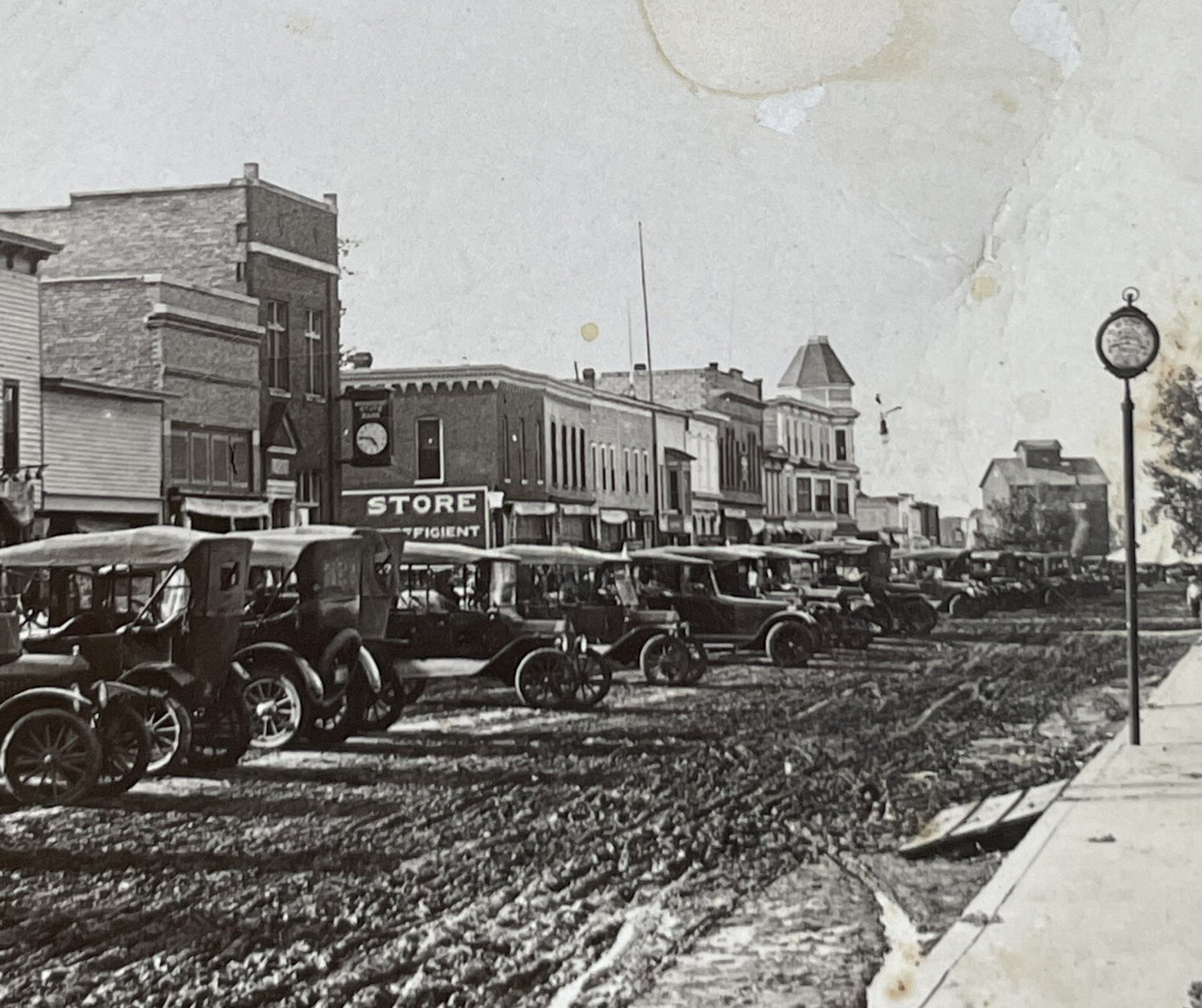 RPPC Business District Looking North At Woonsocket, South Dakota eBay