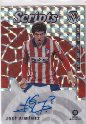Panini 2020-21 Mosaic La Liga No. S-JG Jose Gimenez Auto Mosaic Scripts