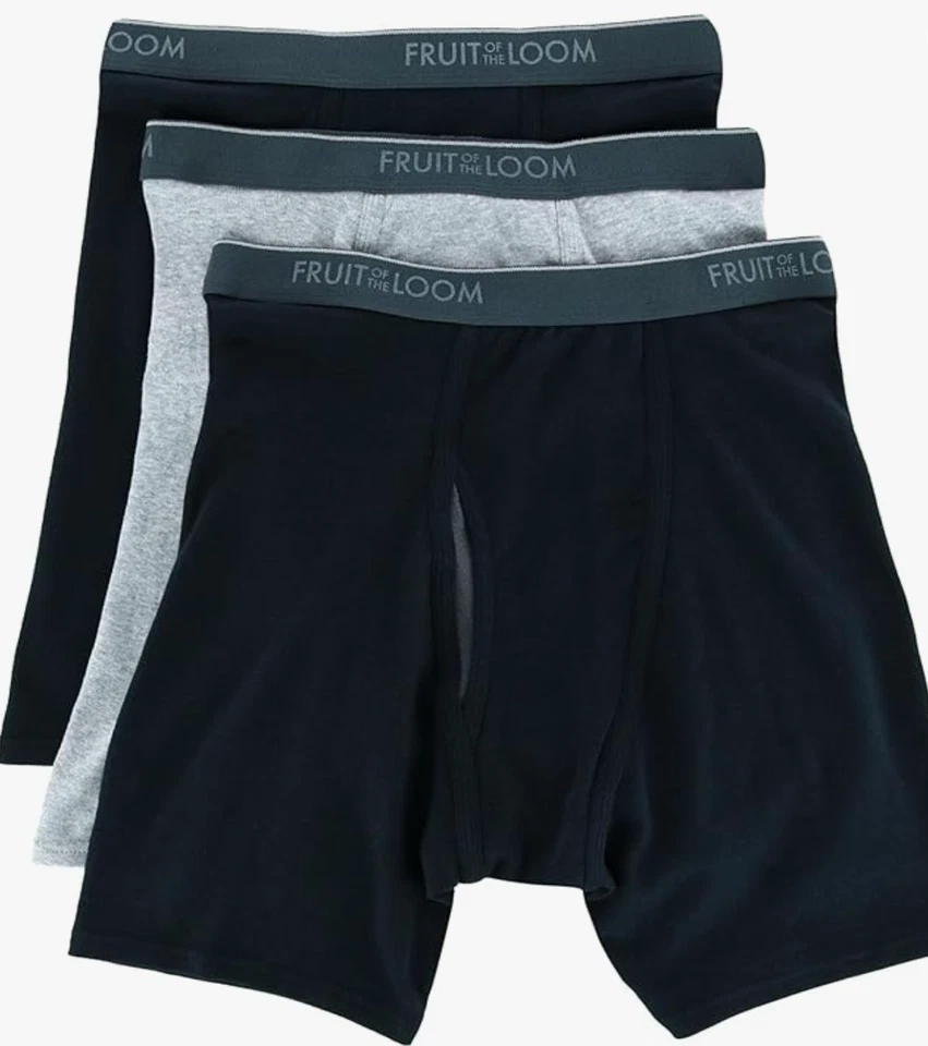 Paquete de 3 calzoncillos boxer Fruit of The Loom para hombre Coolzone Fly estilos surtidos talla S-XL Foto 4 de 4