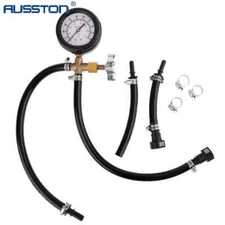0-100PSI Quick Connected Fuel Injection Pump Pressure Tester Gauge with VALVE