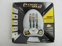 Phoenix Gold Vrx.620cv Gold Level Component Video Interconnect Cable, 6.5ft. Phoenix Gold Vrx.620cv Gold Level Component Video Interconnect Cable, 6.5ft.