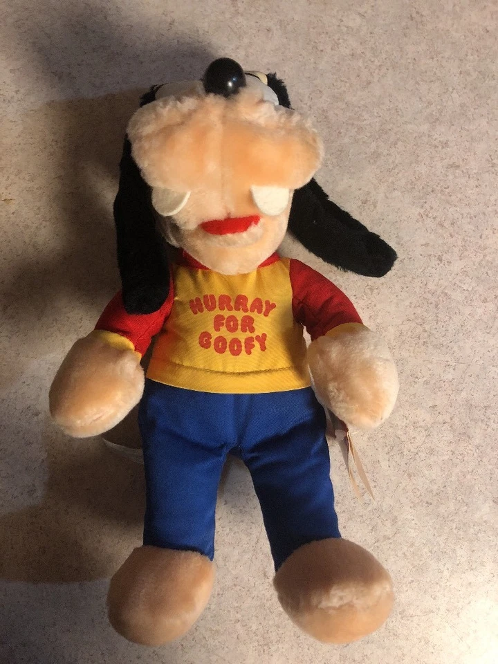 Vintage Knickerbocker Disney GOOFY Dog Classic Plush Doll Stored EUC Mickey - Image 2 of 4