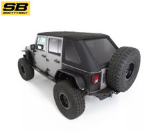 Smittybilt Bowless Combo Top W Tinted Windows For 07-18 Jeep Wrangler Jk 4door