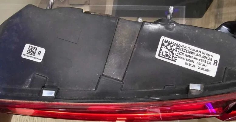 2021 Audi A5 OEM sportback tail lights - Image 4 of 4