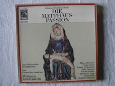 Bach - Die Matthaus  passion- Zilis-Gara - Gedda- Prey - 4 LP Livraison Gratuite