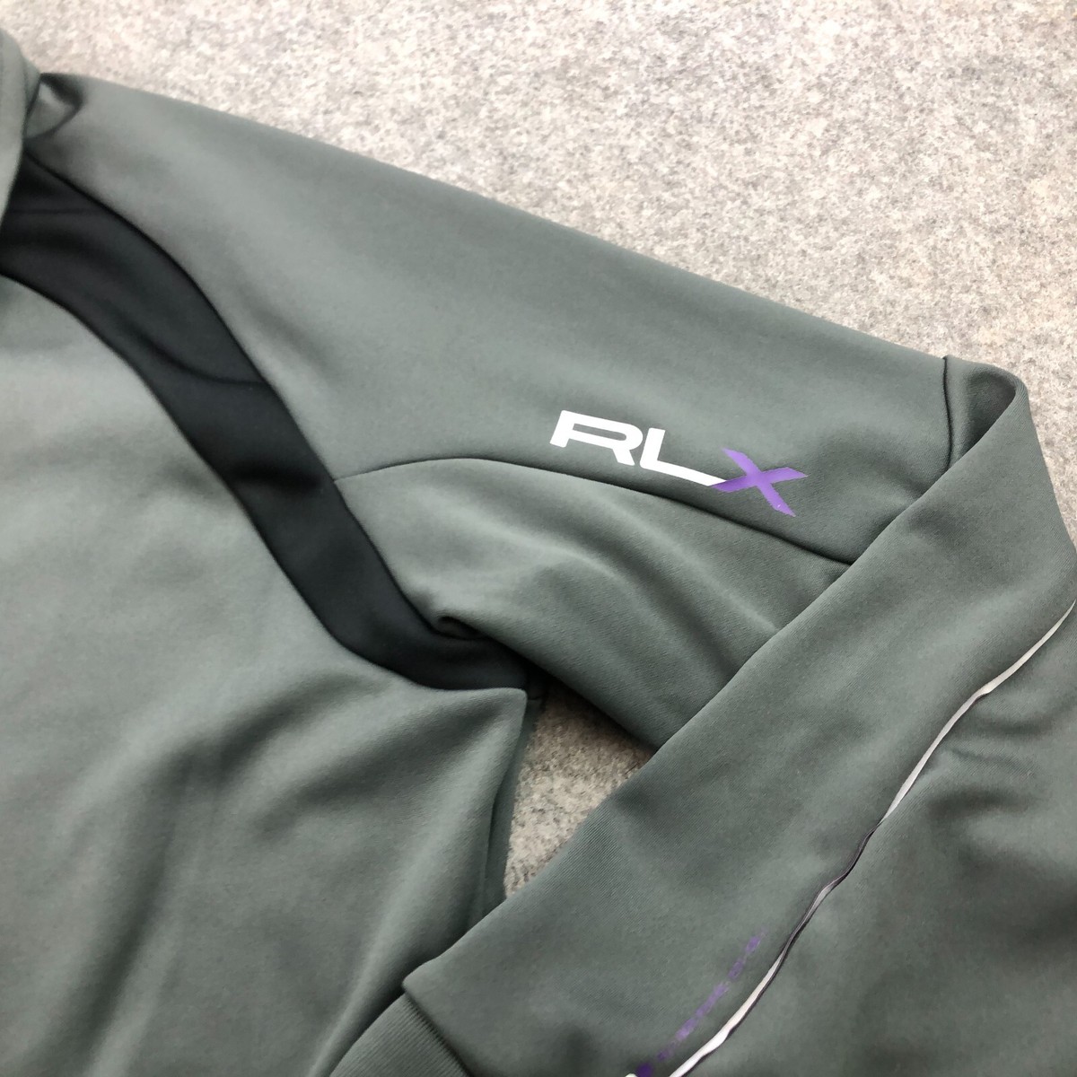 RLX Ralph Lauren グレー ジャケット US/XL Polo Ralph Lauren Grey RLX Water Repellent Hooded Jacket