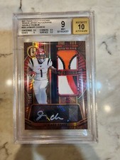 2021 Jamarr Chase Double Premium Gold Standard 14/22 BGS 9.5 Auto 10 Bengals RC