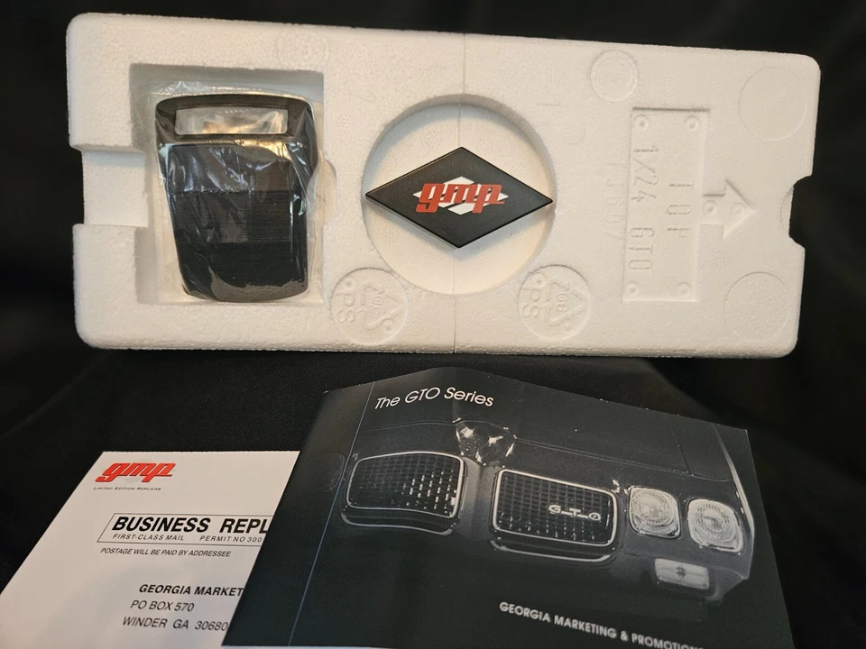 GMP 1970 Black Pontiac GTO 1:24 Scale Inv. #1282 - Image 4 of 4