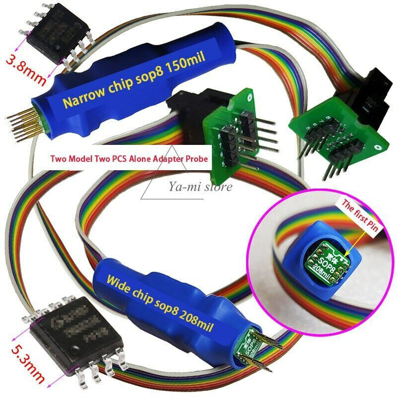 Sop8 Soic8 Vsop8 Wson8 SPI Adapter Clip Pin Flash on-Chip