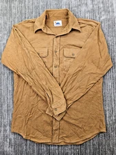 VTG Sunshine Mountain Products USA Chamois Flannel Hunting Button Up Shirt Large