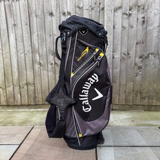 Callaway Warbird Golf Stand Carry Bag 6 Way Divider Black With Rain Hood