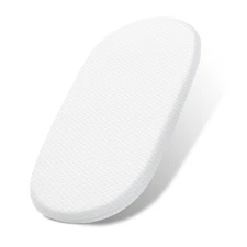 Lisara Baby Bassinet Mattress, 29 x 18 Dual Sided Gel Memory Foam Mattress