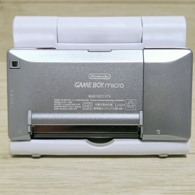Nintendo Game Boy Micro Silver Console OXY-S-AA Fully Functional