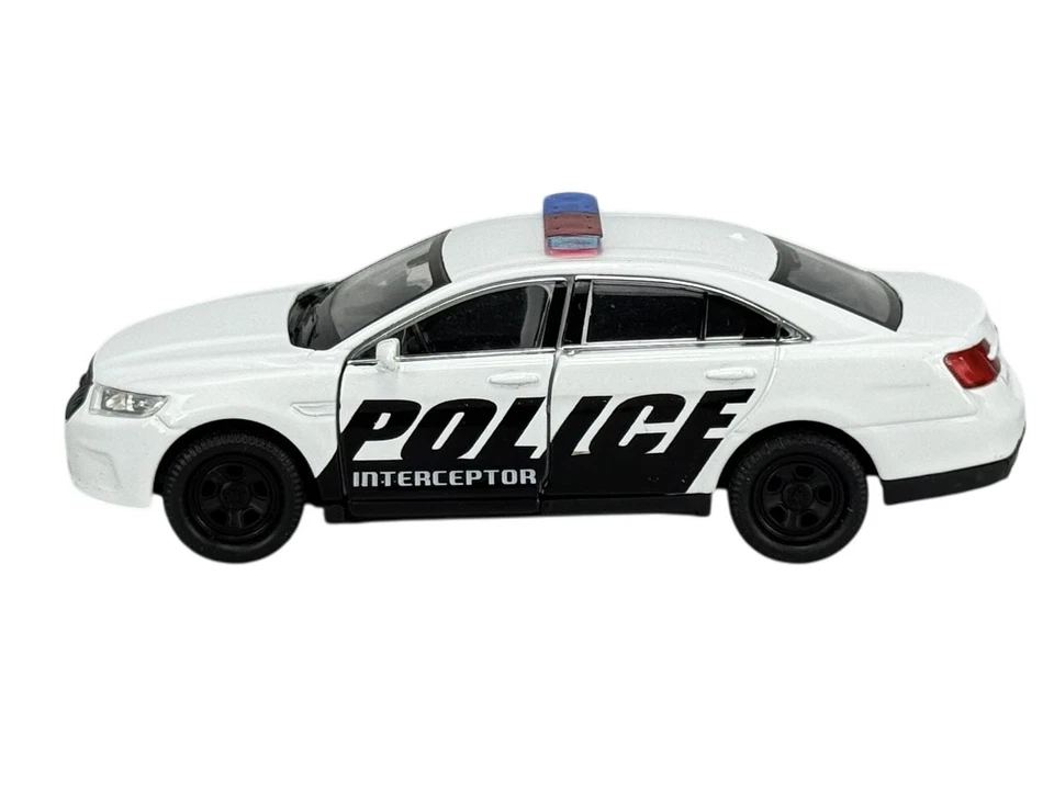 WELLY FORD POLICE INTERCEPTOR WHITE 1:34 DIE CAST METAL MODEL NEW IN BOX  - Image 4 of 4