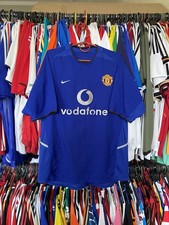 MANCHESTER UNITED 2002 2003 THIRD FOOTBALL SHIRT SOCCER JERSEY NIKE ~ L 