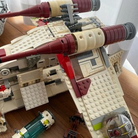 LEGO Star Wars Republic Attack Gunship 7676 Millennium Falcon 75105 8128 Used