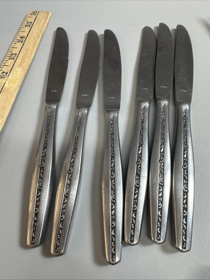 Juego de 32 cubiertos vintage Gorham Stegorcraft GS7 Foto 2 de 4