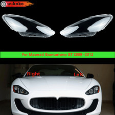 Car Front Headlight Cover Lens Shell Fit For Maserati Granturismo GT 2007-2015