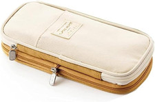 Large Storage Pencil Case Pen Bag with Zipper Big Capacity Pouch Organizer for O