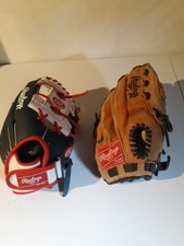 Rawlings Baseball Gloves 2 Right-Handed Youth Fielders Gloves Size 11