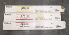 Genuine Canon GPR-30 M M Y Toner Set C5045 C5051 C5250 C5255 New Open Box 
