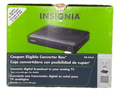 NEW Insignia NS-DXA1 Digital to Analog TV Tuner Converter Box for Regular TV