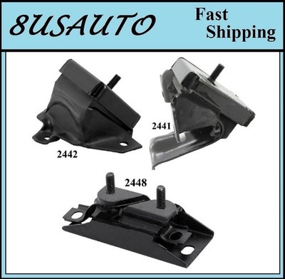 3 PCS MOTOR & TRANS MOUNT FIT FORD F-100 5.8L - AUTO TRANS (LATE DESIGN)