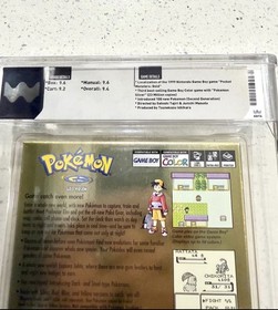 Graded Pokemon Gold Nintendo Gameboy Color Authentic