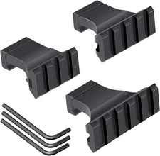 LONSEL 90° Picatinny Offset Rail Mount, 3 4 5 Slots 90 Degree Offset Picatinny R