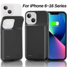 Power Bank Charging Cover Battery Charger Case For iPhone 16 15 14 13 12 11 SE 8