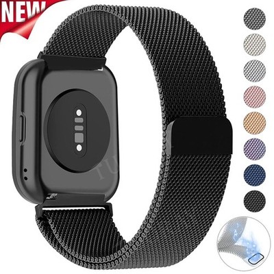 For Amazfit Bip 6 5 GTR 4 3 Pro GTS 2e 3 4 Mini Magnetic Metal Loop Band Strap