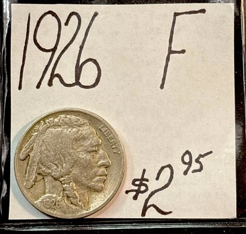 1926 buffalo nickel (F) Fine Condition! ENN Coins