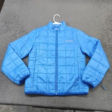 Magellan Outdoors Jacket Youth Large 14-16 Blue Puffer Full Zip Insulated Warm