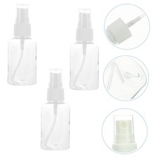 6Pcs 50ml Empty Plastic Sample Bottle Container Jar Pot Vial with Lid Perfect
