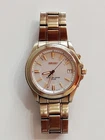 Seiko Spirit 7B240AA0 Solar Radio Watch Gold Dial Men Vintage Rare Working Japan