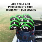 Golf Club Head Covers with Top Window 10 Pc for Iron & Wedge with Printed Number — photo 6