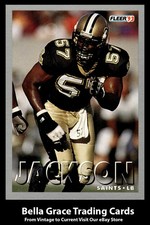 1993 Fleer Rickey Jackson #415 New Orleans Saints NFL Football
