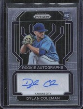 2022 Prizm Baseball Rookie Auto #RA-DC Dylan Coleman  - Kansas City Royals