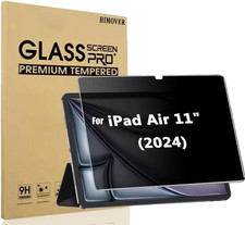 Privacy Screen Protector for iPad Air 11 Inch Anti Spy Tempered Glass M4 M3 M2