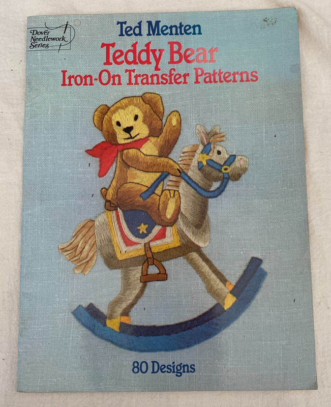 Ted Menten Teddy Bear Iron-On Transfer Patterns 1983