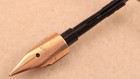Parts 14K Gold Fine Nib Parker 75 sterling silver lacqe fountain pen France — photo 1